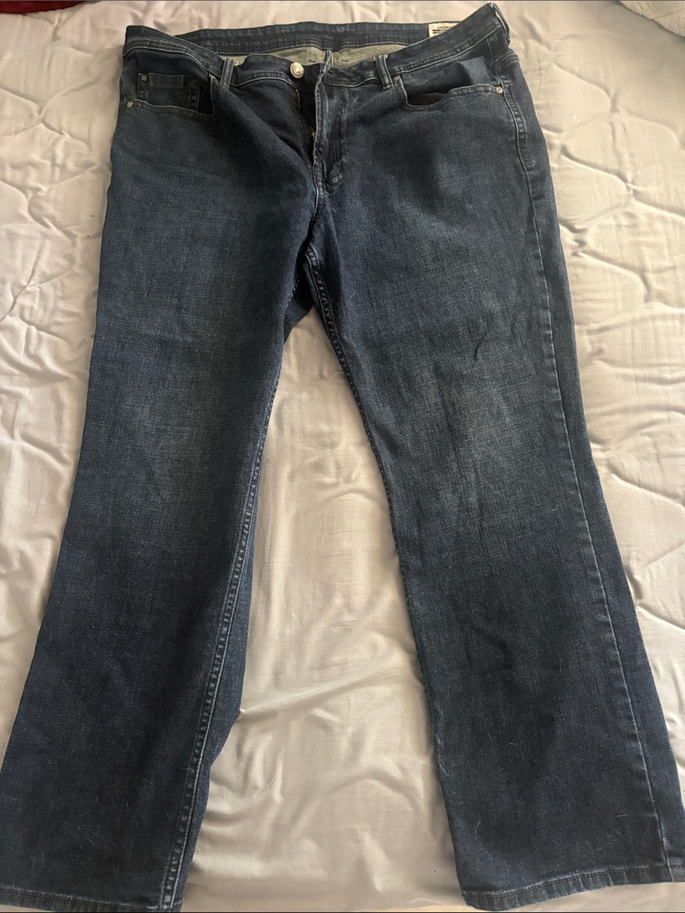 JACKSON Mens Dark Blue Jeans